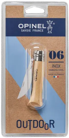 Opinel 404 VRI N°06 Inox 7 cm Buche / Schließmesser