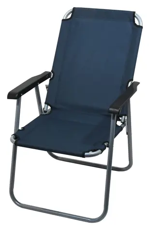 Cattara LYON dunkelblau / Klappbarer Campingstuhl / Belastbarkeit: 90 kg