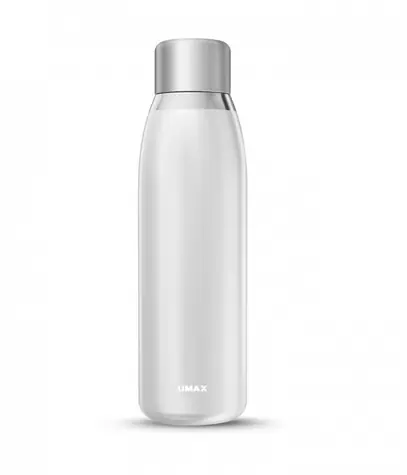 Umax SMART Bottle U5 weiß / Smart Bottle / 500 ml / Erinnerung an Trinkgewohnheiten / Stahl