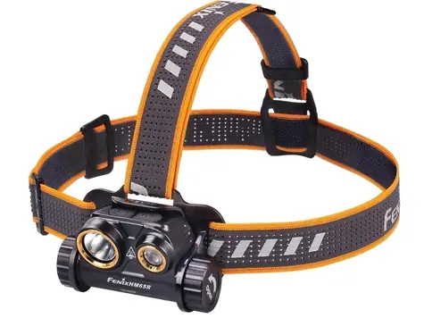 Fenix HM65R / Stirnlampe / 1400 lm / Nachleuchtdauer 163 m / Li- ION / IP68