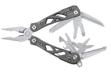 GERBER Suspension Multifunktionszange mit Klinge grau / klappbar / 12 Werkzeuge