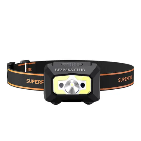 Superfire X30 Stirnlampe schwarz / 500lm / USB