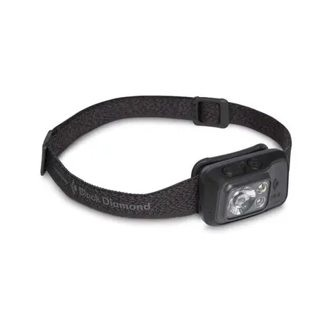 Black Diamond Spot 400- R grau / LED-Stirnlampe / 400 lm / Nachleuchten bis 100m