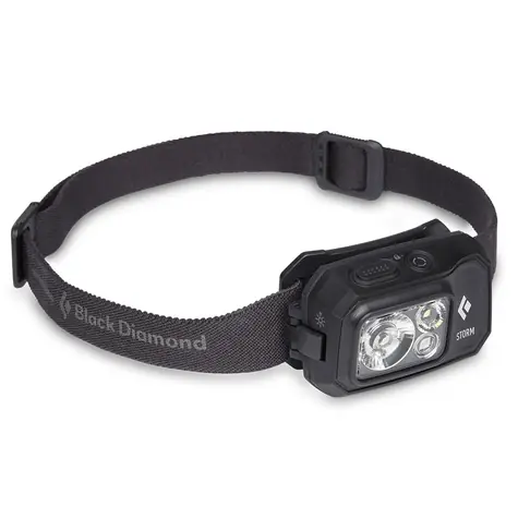 Black Diamond Storm 450 schwarz / LED-Stirnlampe / 450 lm / Nachleuchten bis 120m 