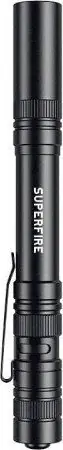 Superfire L28 Taschenlampe schwarz / 121lm / AAA