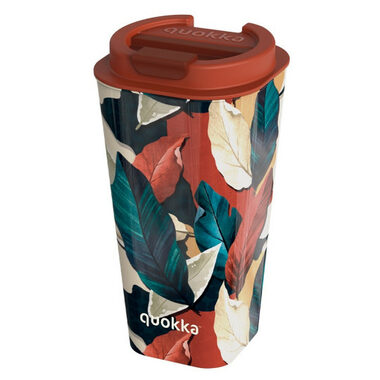 Quokka Vaso Cafe Doble Pared 450 ml Herbst/Thermobecher/doppelte Kunststoffjacke