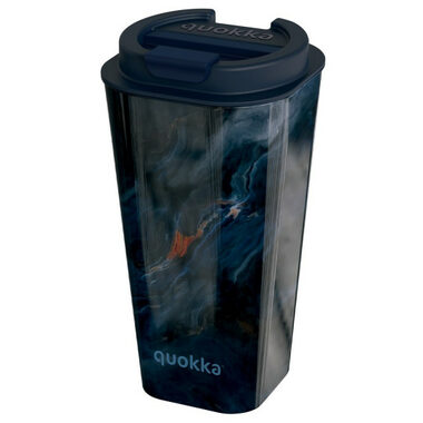 Quokka Vaso Cafe Doble Pared 450 ml Dark Stone / Thermoskanne / doppelter Kunststoffmantel