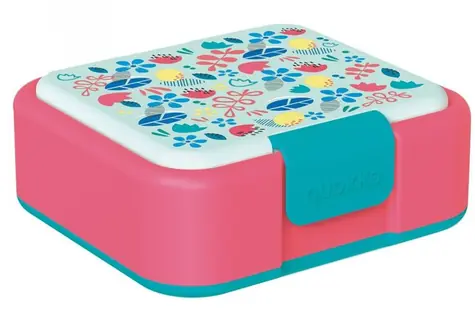 Quokka Twist Kids Flowers / Snackbox / Kunststoff / 180 mm x 67 mm x 160 mm
