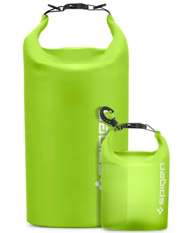 Spigen Aqua Shield WaterProof Dry Bag 20L + 2L A630 grün / wasserdichtes Gehäuse 