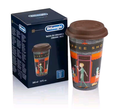 DeLonghi DLSC066 Thermobecher - Coffee Shop / 300ml / Keramik