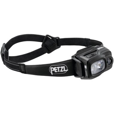 Petzl Swift RL schwarz / Stirnlampe / 1100 lm / Nachleuchten bis 154m / 2350 mAh / IPX4