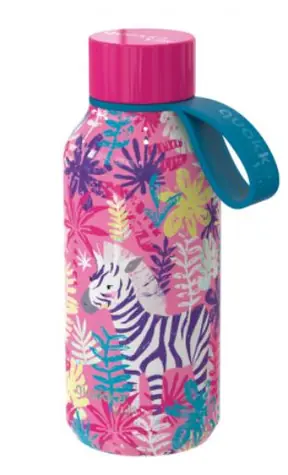 Quokka Kinder-Thermosflasche SOLID ZEBRA 330 ml