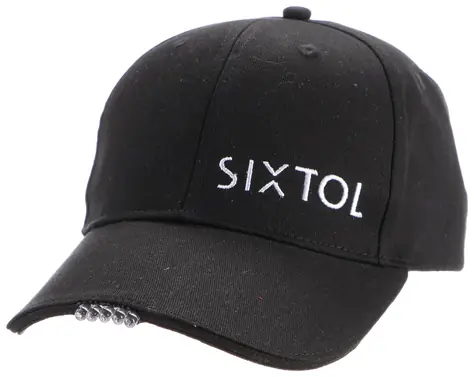 SIXTOL Cap mit LED-Licht B-CAP schwarz / 25lm / wiederaufladbar / USB / Universalgröße
