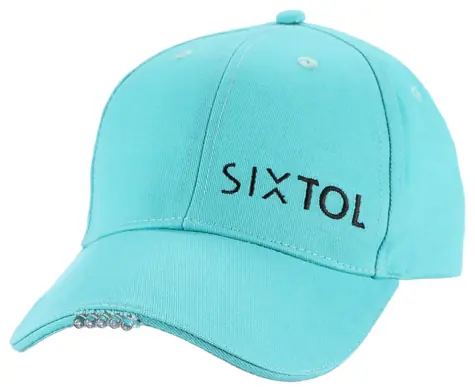 SIXTOL Cap mit LED-Licht B-CAP türkis / 25lm / wiederaufladbar / USB / Universalgröße