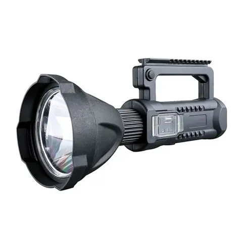 Solight LED-Akku-Handtaschenlampe mit Powerbank schwarz / 800lm / IP44 / Li- ION