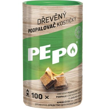 PE-PO Feuerzeugwürfel aus Holz 100 Stück PEPO