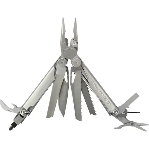 Leatherman Multitool Wave PLUS silber / Multitool / 17 Werkzeuge / 241 g