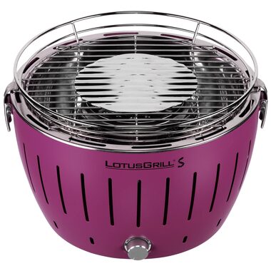 LotusGrill G280 U lila / Holzkohlegrill / Rostdurchmesser 25,8 cm
