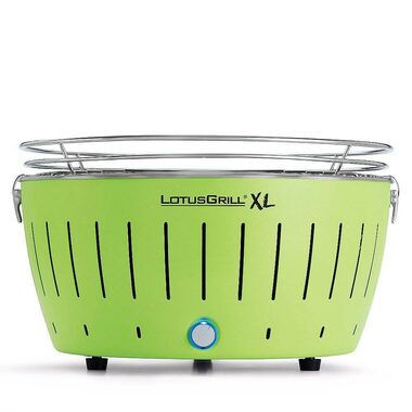 LotusGrill G435 U grün / Holzkohlegrill / Rostdurchmesser 40,5 cm