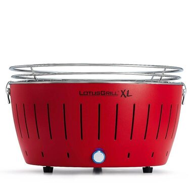 LotusGrill G435 U rot / Holzkohlegrill / Rostdurchmesser 40,5 cm