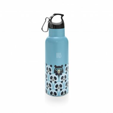 Iris Barcelona Kinder-Edelstahl-Thermosflasche Friends 500 ml blau