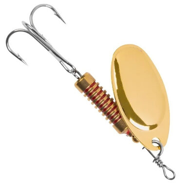 Zebco Glitter Demonic Spinner Gold 8g Größe 4