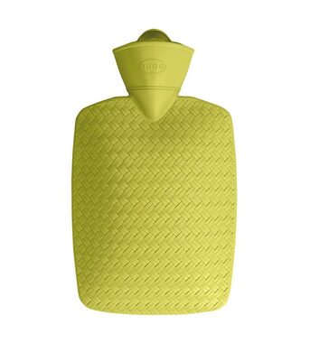 Hugo Frosch Classic Wärmflasche Korbdesign - Limette