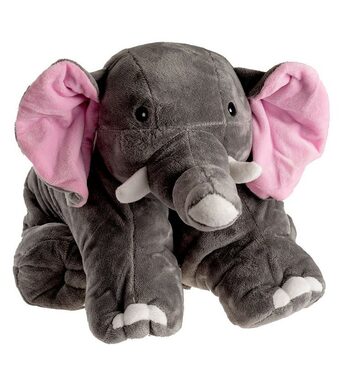 Hugo Frosch Classic 3 in 1 Kinderwärmflasche mit Kissen - Elefant