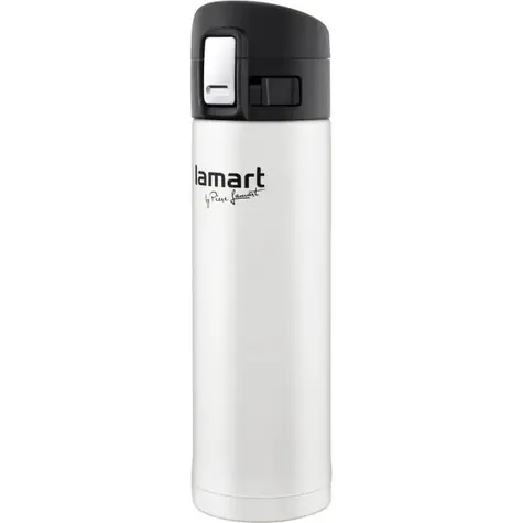 Lamart Branche Thermoskanne 420ml weiß / Edelstahl