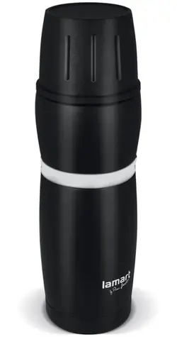 Lamart Cup Thermos 480ml schwarz-weiß / Edelstahl