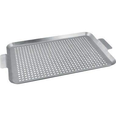 Lamart BBQ Grillschale / 40 x 26cm / Edelstahl