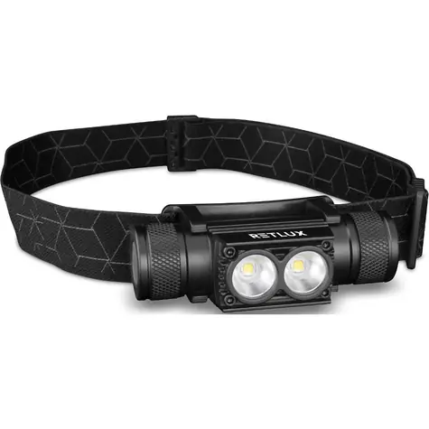 Retlux RPL 708 Wiederaufladbare Stirnlampe / 1200 lm / 2600 mAh