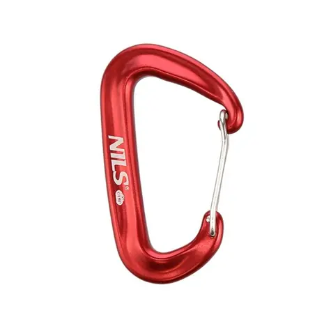 NILS Camp NC1707 12kN roter Aluminium-Karabiner / Tragfähigkeit: 1200 kg