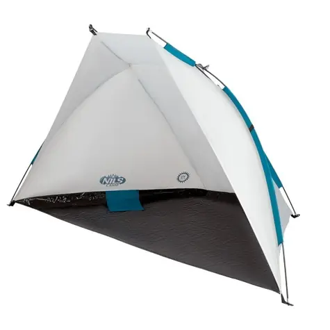 NILS Camp NC3039 grau / Strandzelt / 210 x 105 x 110 cm / Wassersäule: 1000 mm