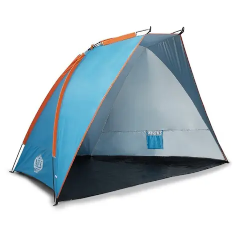 NILS Camp NC8030 blau-orange / Strandzelt / 260 x 120 x 120 cm 