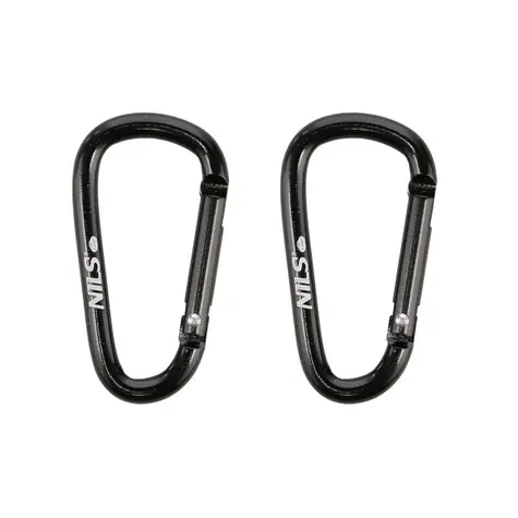 NILS Camp NC1710 2-teilig / Set Aluminium-Karabiner / Tragfähigkeit 3 kg
