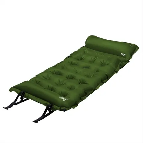 NILS Camp NC4018 dunkelgrün / Selbstaufblasende Isomatte / 188 x 66 x 3,5 cm