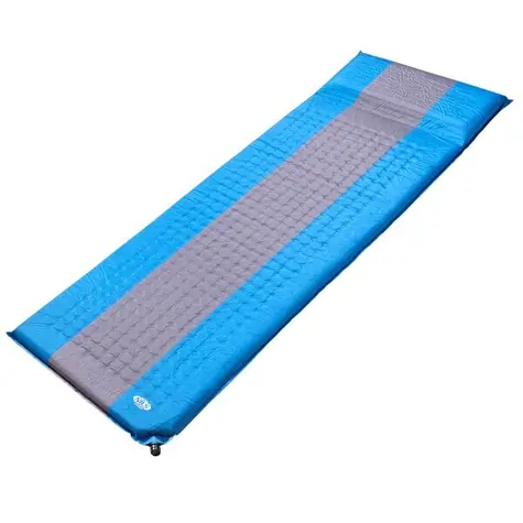 NILS Camp NC4340 blau / Selbstaufblasende Isomatte / 195 x 60 x 4 cm