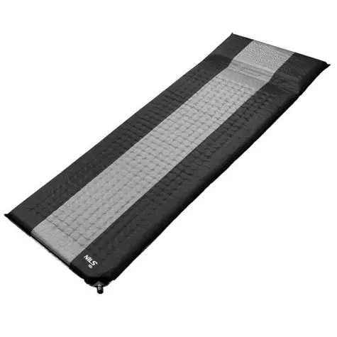 NILS Camp NC4340 grau / Selbstaufblasende Isomatte / 195 x 60 x 4 cm
