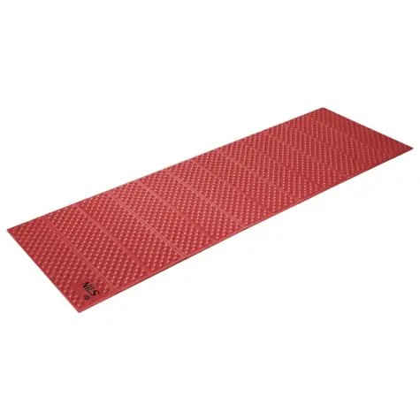 NILS Camp NC1768 rot / Faltbare Schaumstoff-Isomatte / 182 x 60 x 2 cm