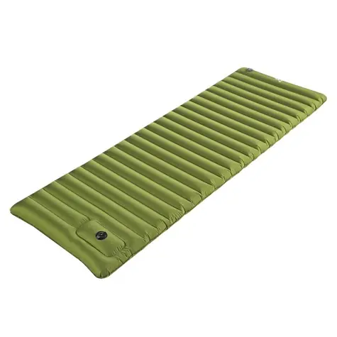 NILS Camp NC4101 grün / Isomatte mit integrierter Pumpe / 190 x 64 x 10 cm