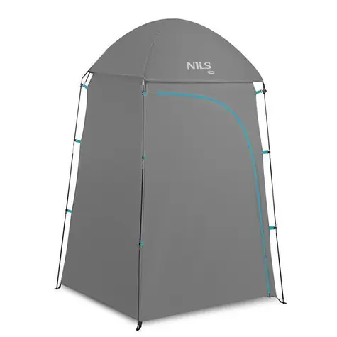 NILS Camp NC3025 grau / Faltbare Umkleide-/Duschkabine / 210 x 120 x 120 cm 