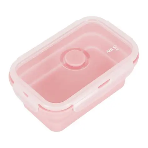 NILS Camp NC4105 500ml rosa / Faltbare Snackbox 