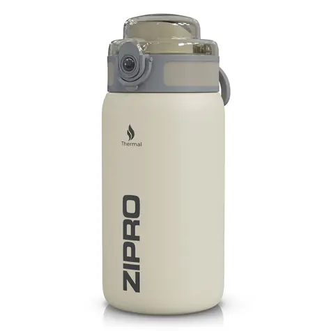 ZIPRO Thermosflasche 500 ml Edelstahl beige