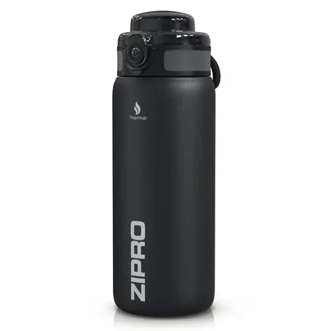 ZIPRO Thermosflasche 700 ml Edelstahl schwarz