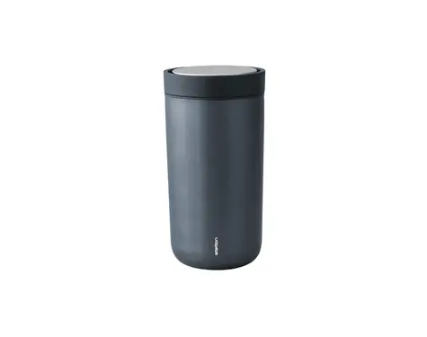 Ausgepackt - Stelton To-Go Click 0,2 l blau / Thermosbecher / ausgepackt