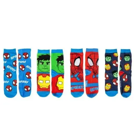 Cerdá Socks Spidey - Kindersocken, 4 Paar