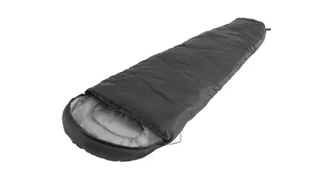 Easy Camp Starling Mumienschlafsack 8°C schwarz / 210 x 75 x 50 cm / automatischer Verschluss 