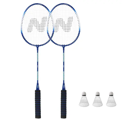 NILS NRZ2052 Set mit 2 Badmintonschlägern 