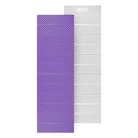 NILS Camp NC1768 Faltbare Schaumstoff-Isomatte mit reflektierender Schicht, lila